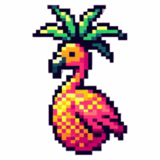 Pineapple Flamingo